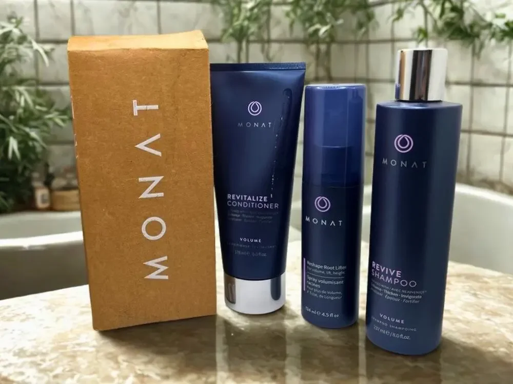 MONAT Volume System 3 Pc Kit Revive Shampoo Conditioner Root Lifter New In Box